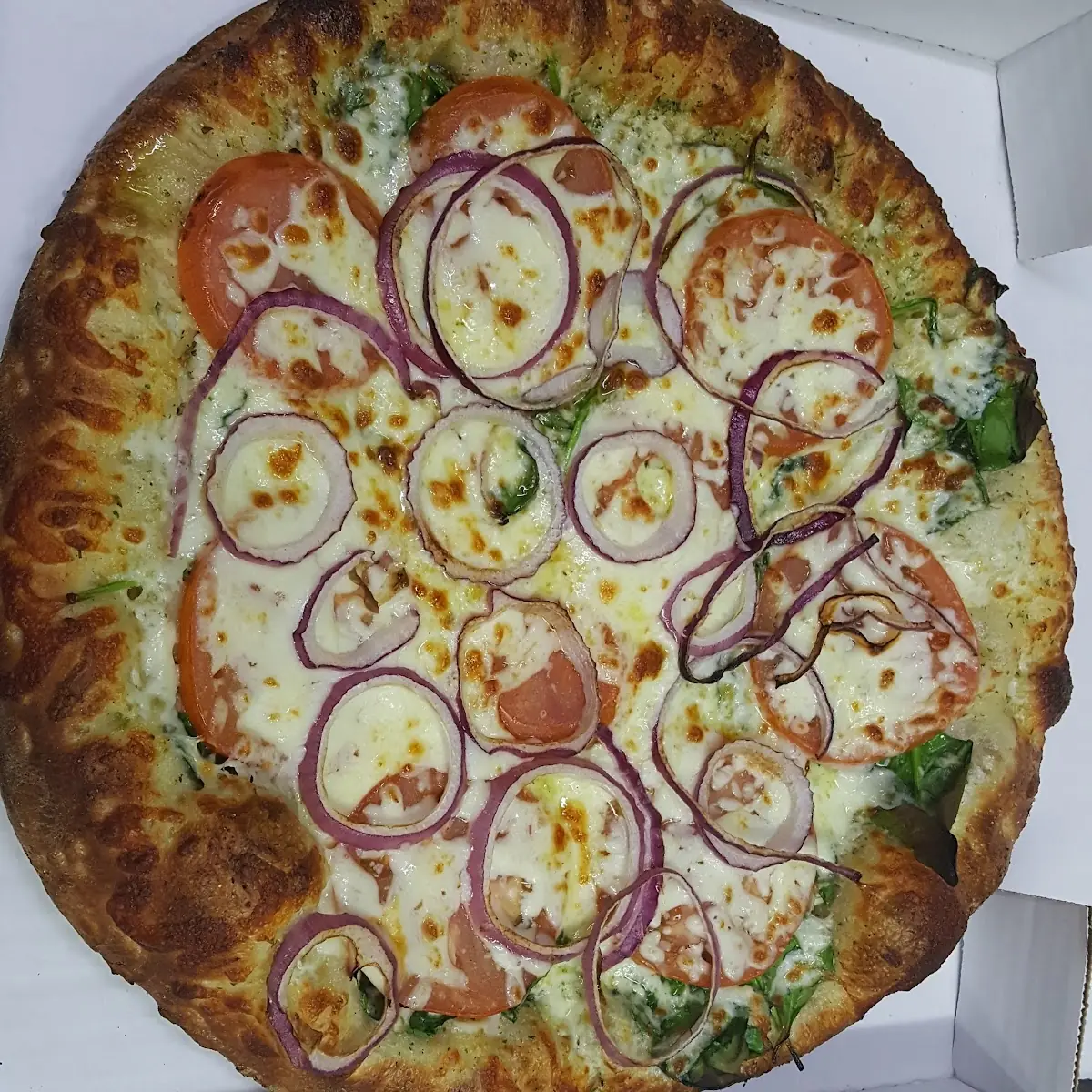 Pesto Chicken Pizza