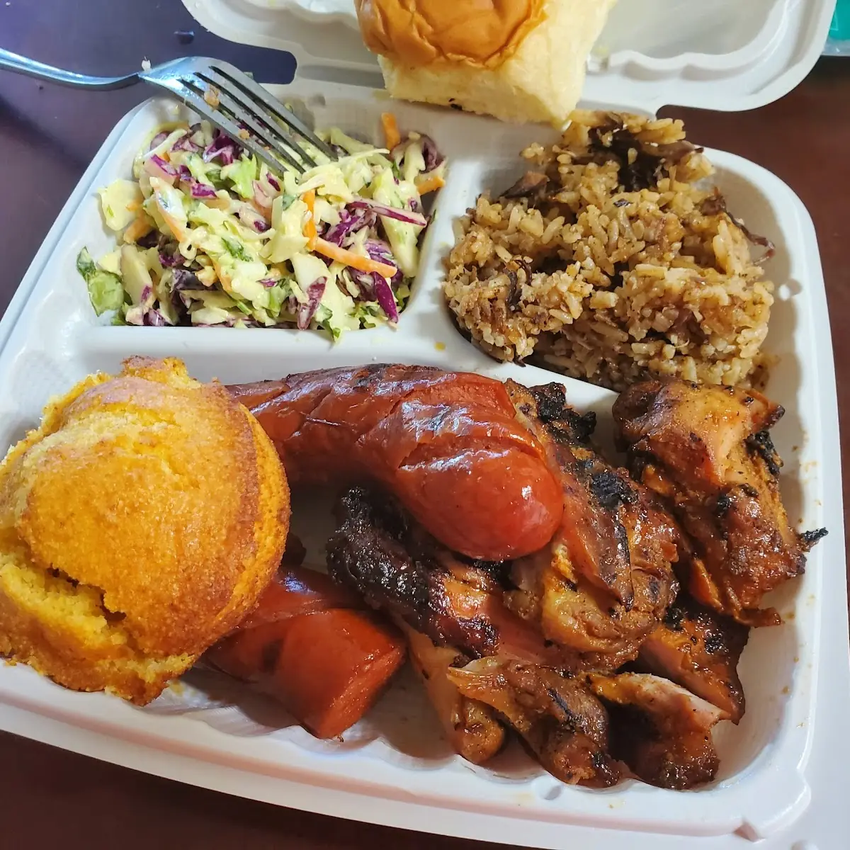 Hot Link Sausage and Chicken Thigh