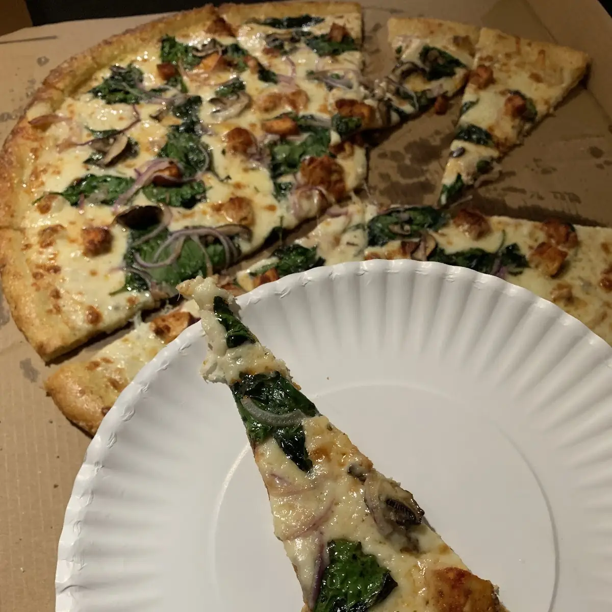 Spinach Pizza