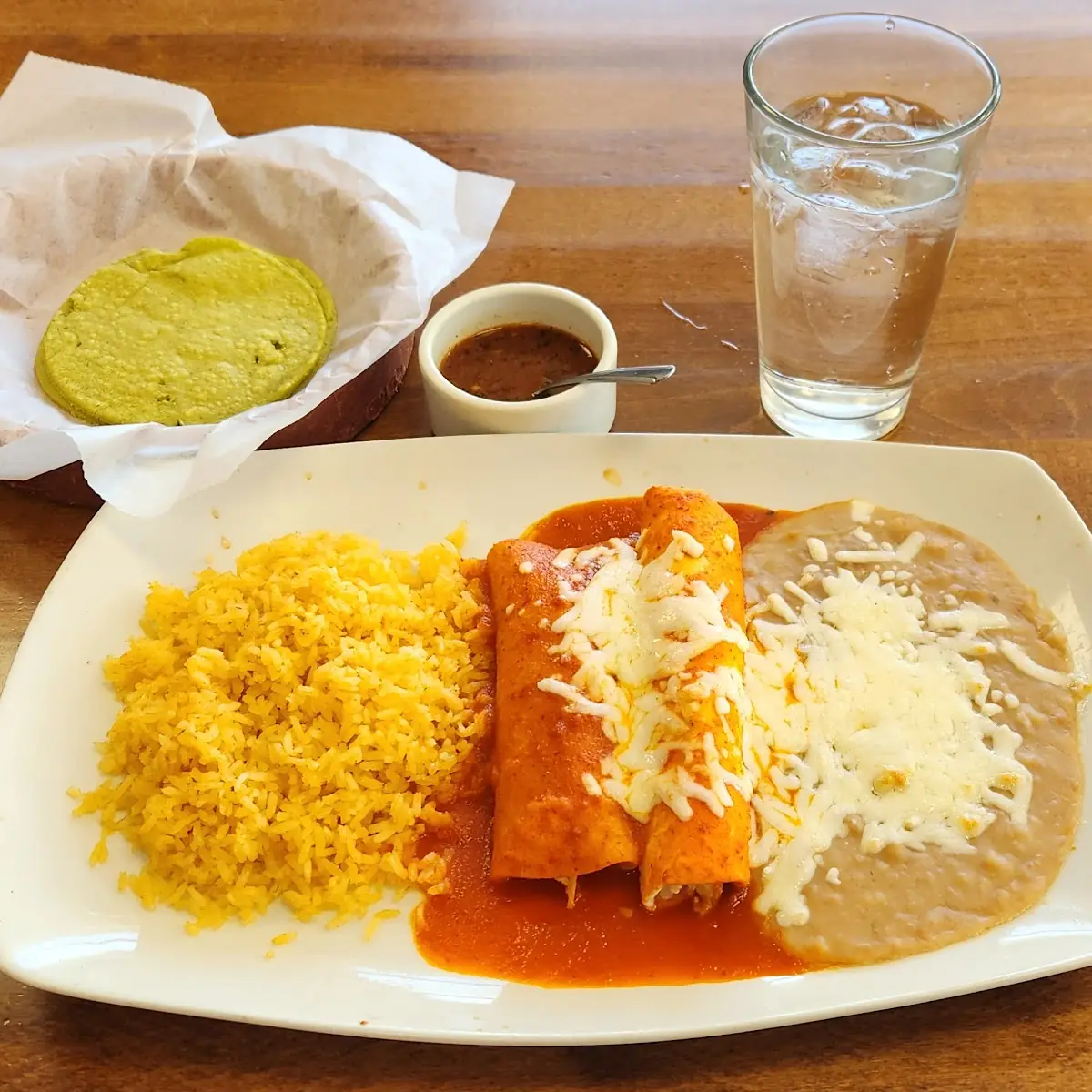 Shredded Beef Enchiladas
