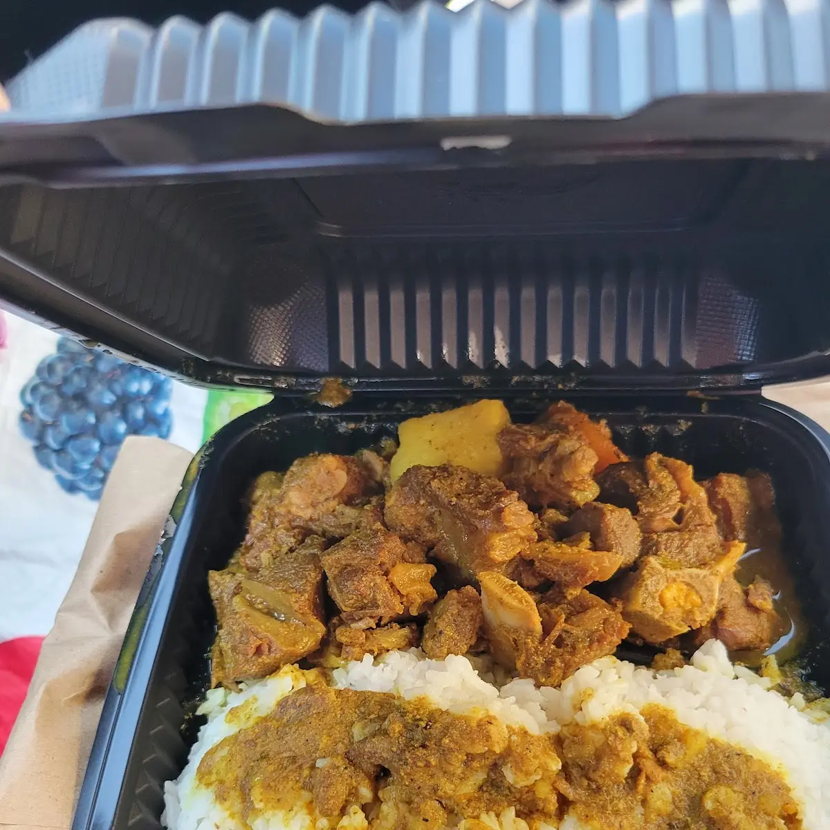 Curry Goat and Rice