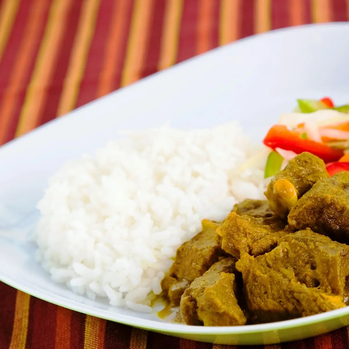 Goat Curry with Rice