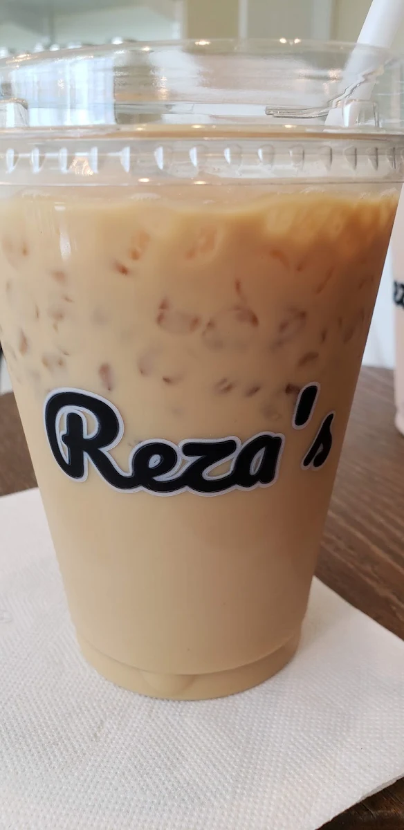 Iced Carmel Latte with Oat Milk