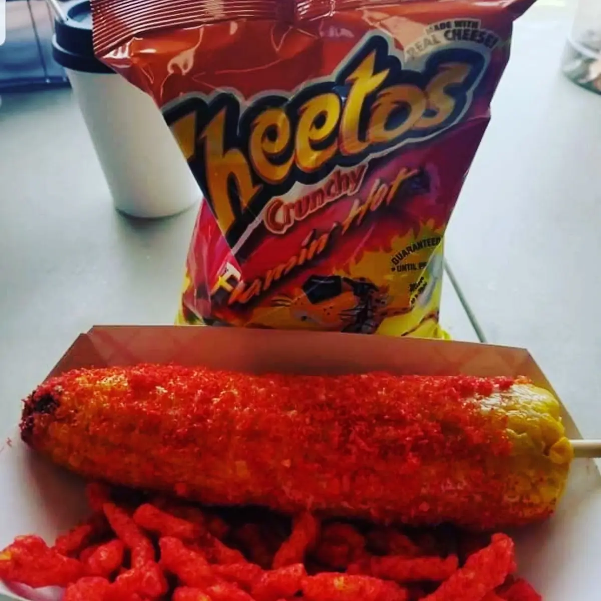 Hot Cheetos Corn