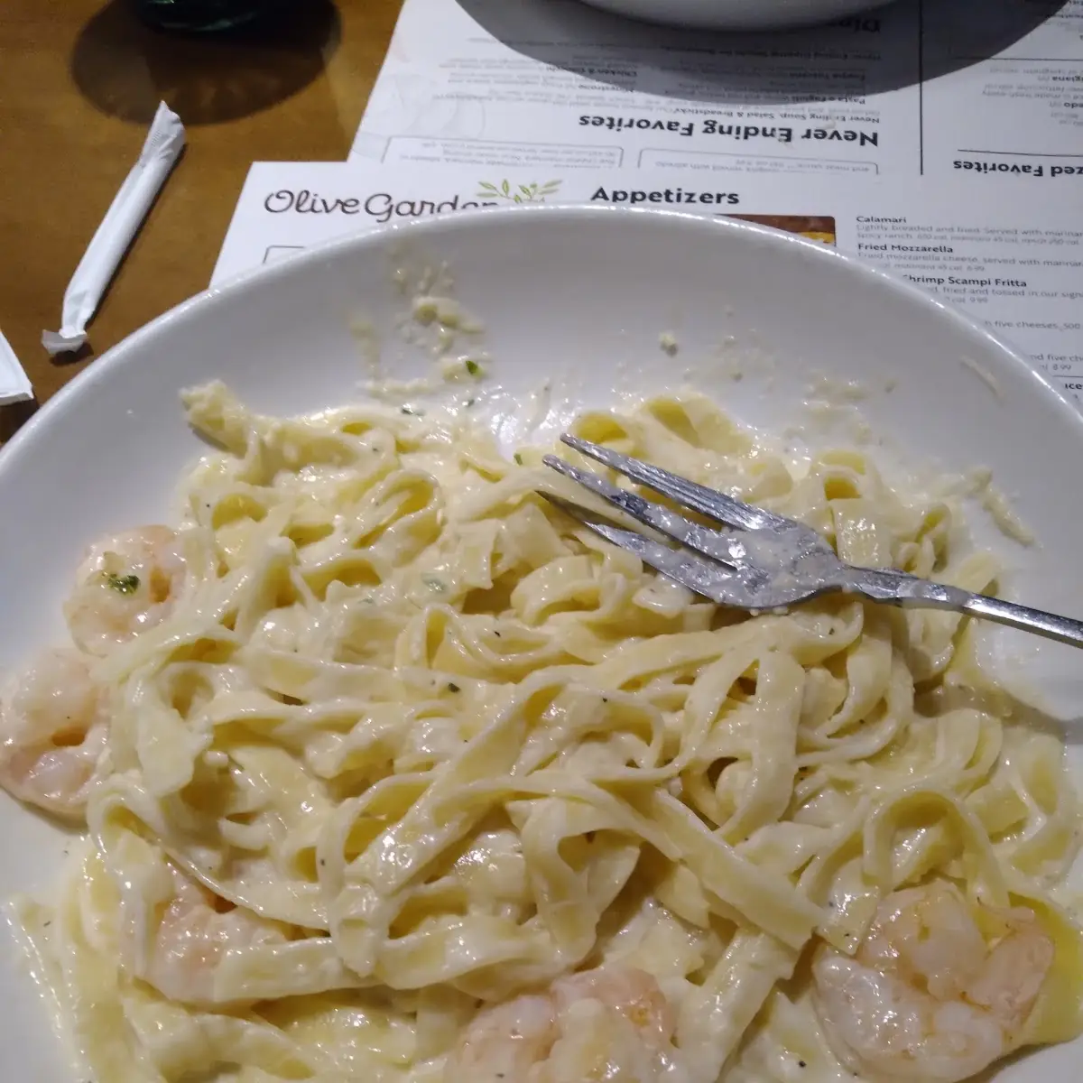 Shrimp Alfredo