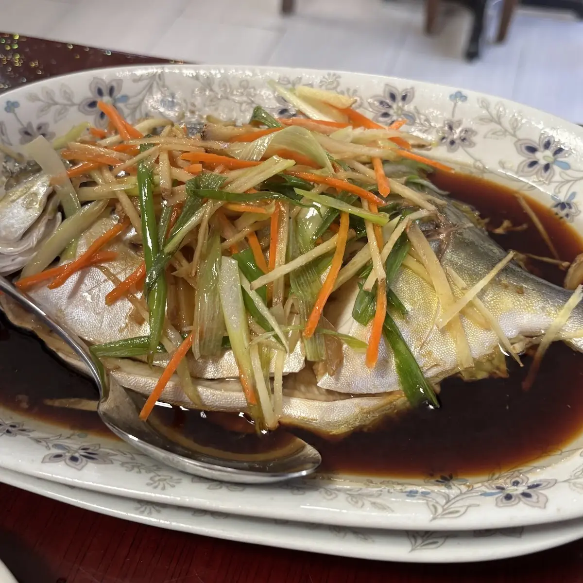Steamed Fish Sea Bass