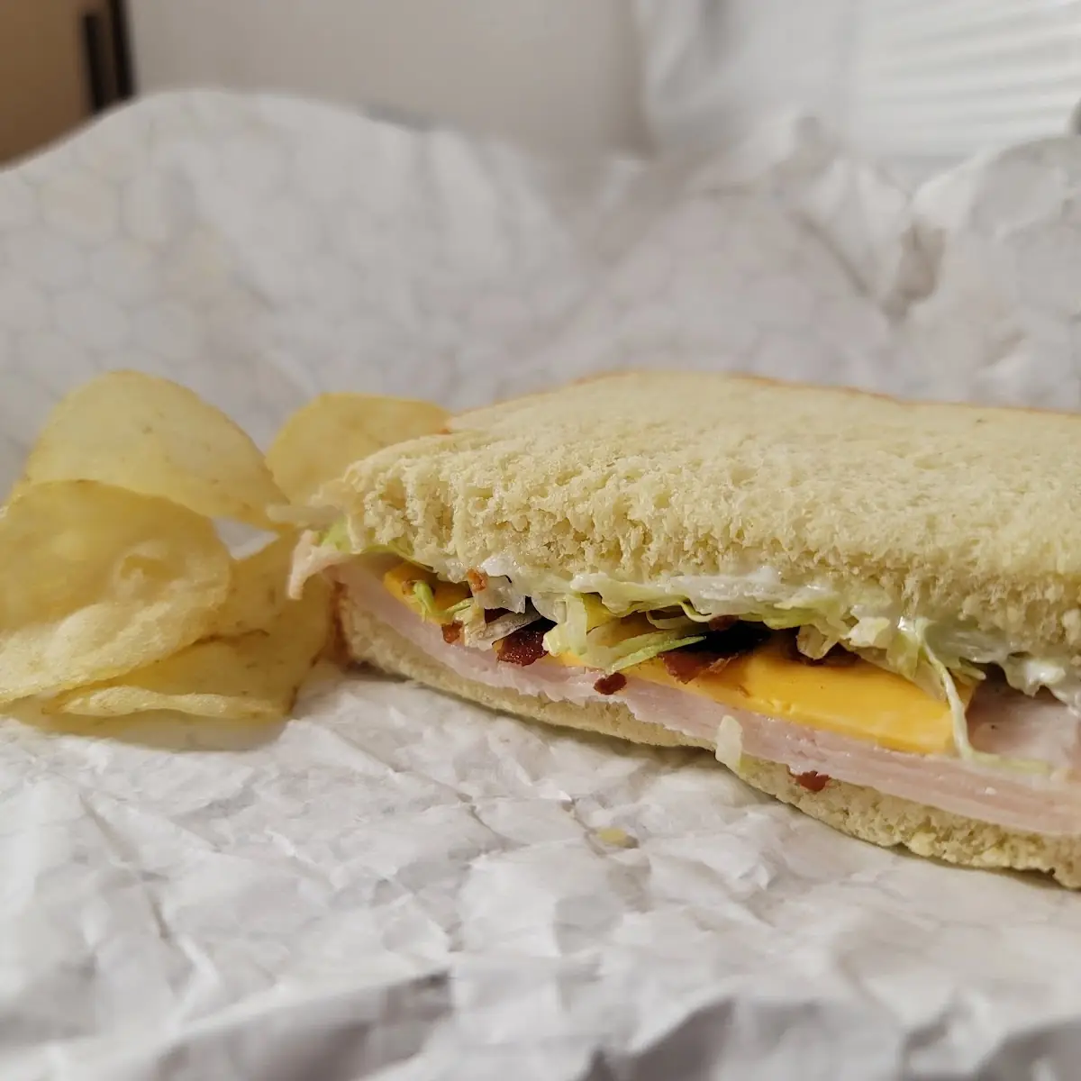 Turkey and Bacon Sandwich with Ranch Mayo