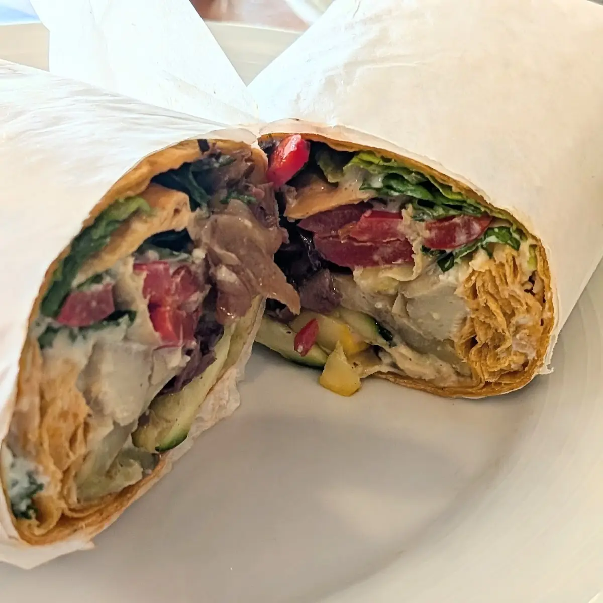 Roasted Veggie Wrap