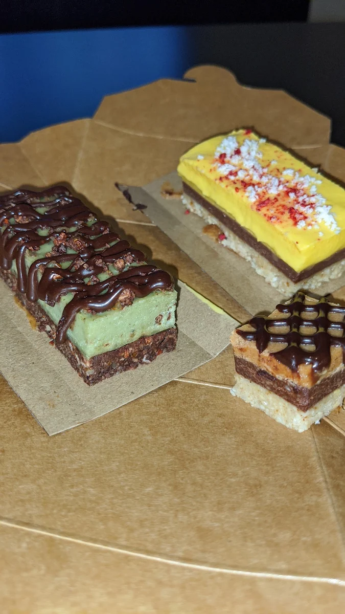 Mint Chip Peanut Butter Cup Mango Leche