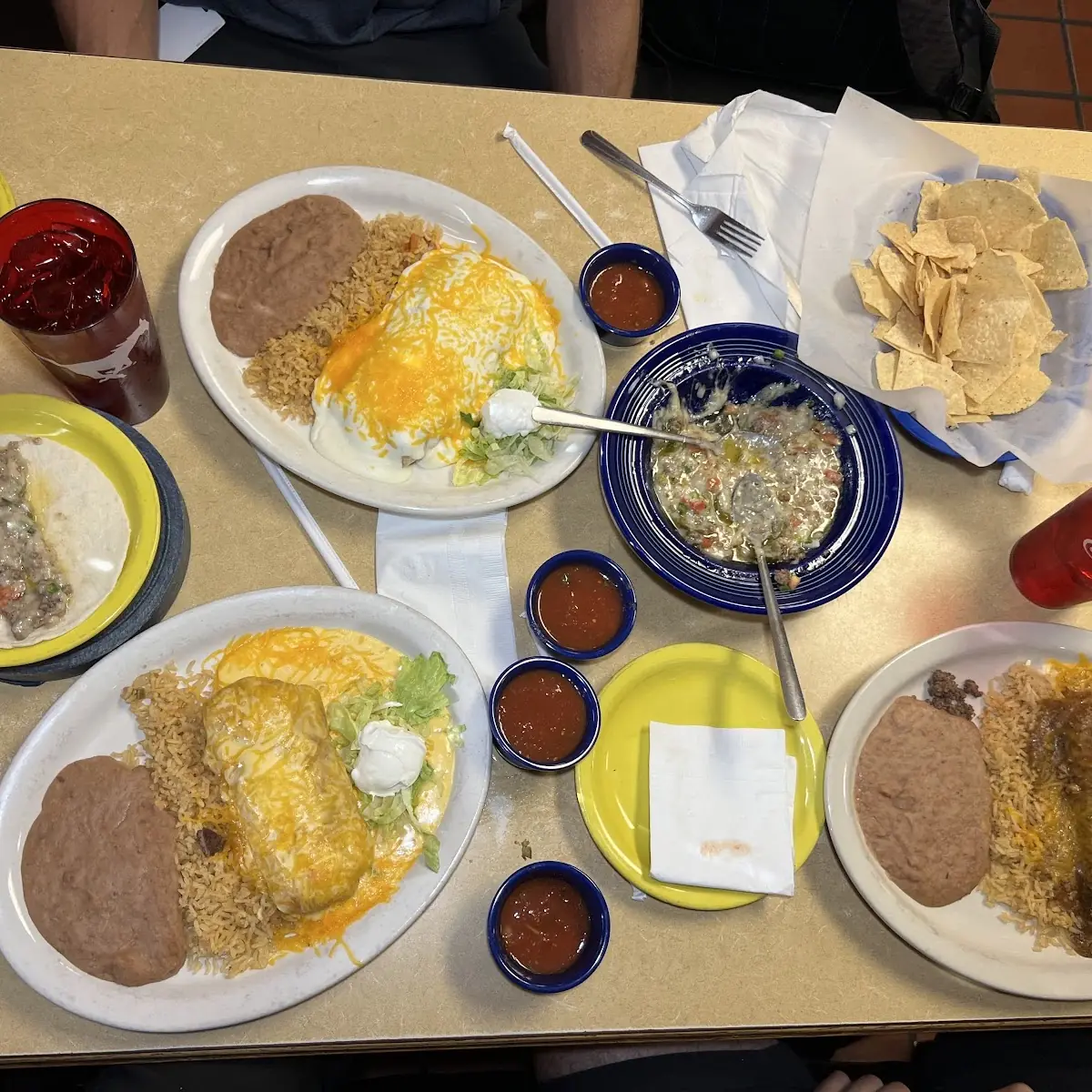 Beef Enchiladas Lunch Special