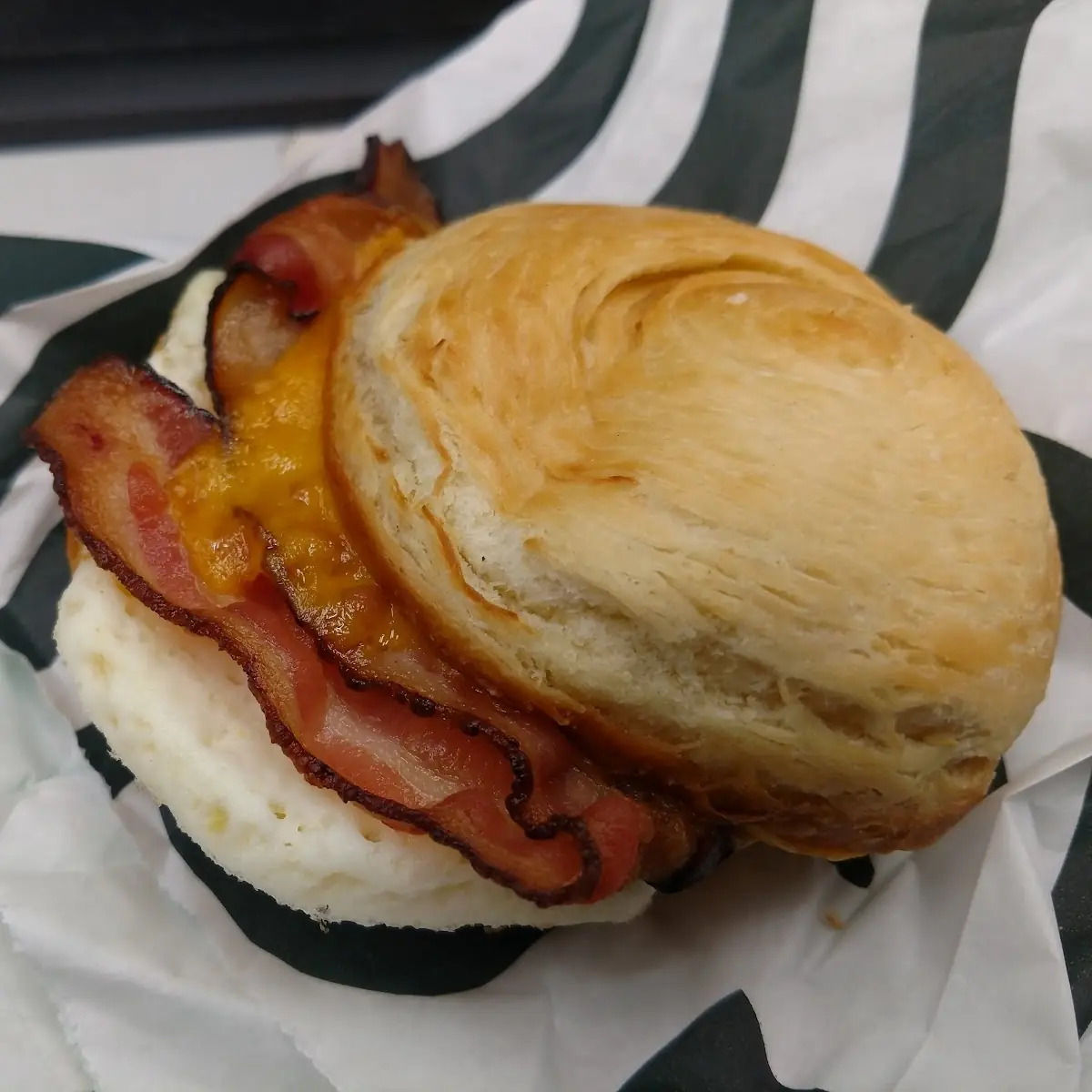Double-Smoked Bacon Cheddar & Egg Sandwich