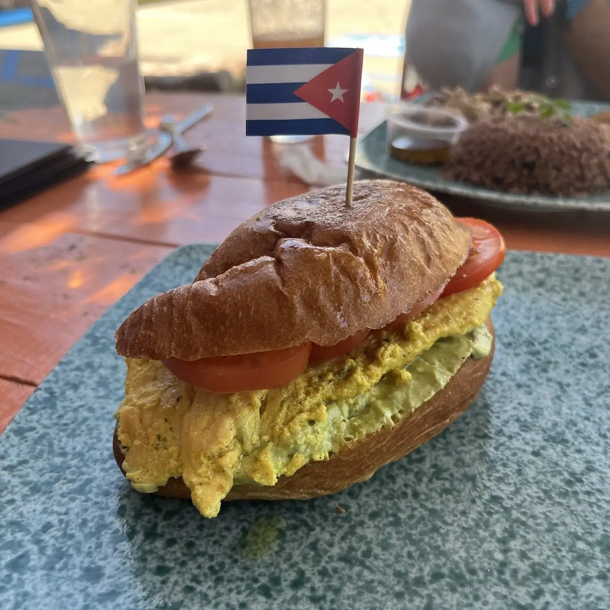 Cuban Omelet Sandwich
