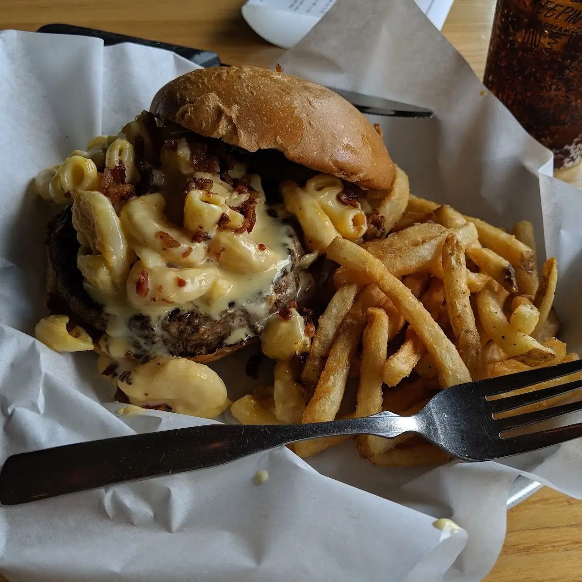 Mac and Cheese Burger