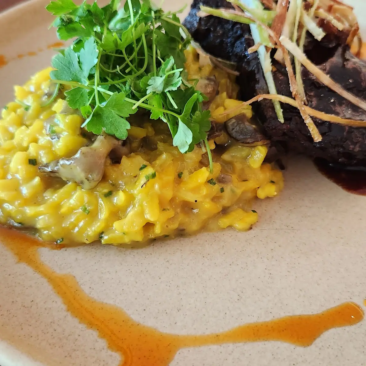 Braised Short Rib Risotto Milanese