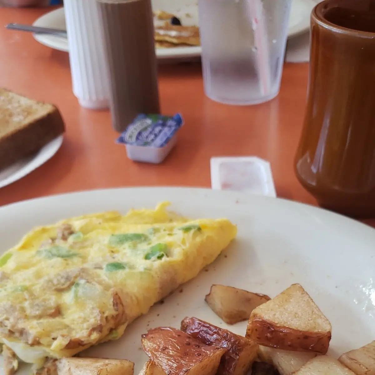 Omelette and Potatoes