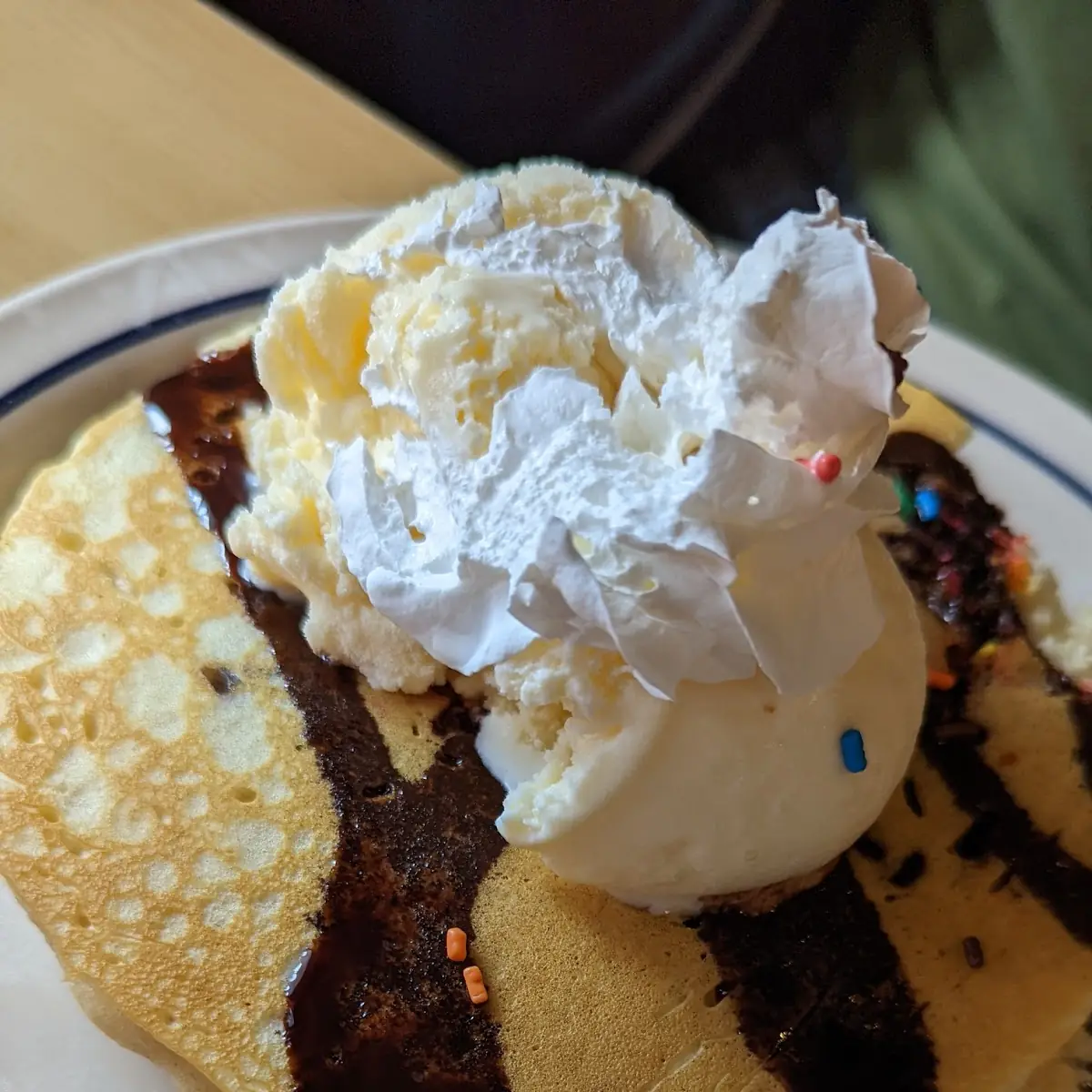 Jr Cupcake Pancake Combo