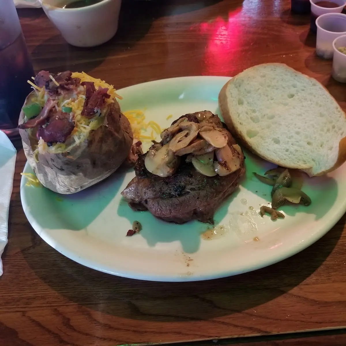Filet Mignon and Baked Potato