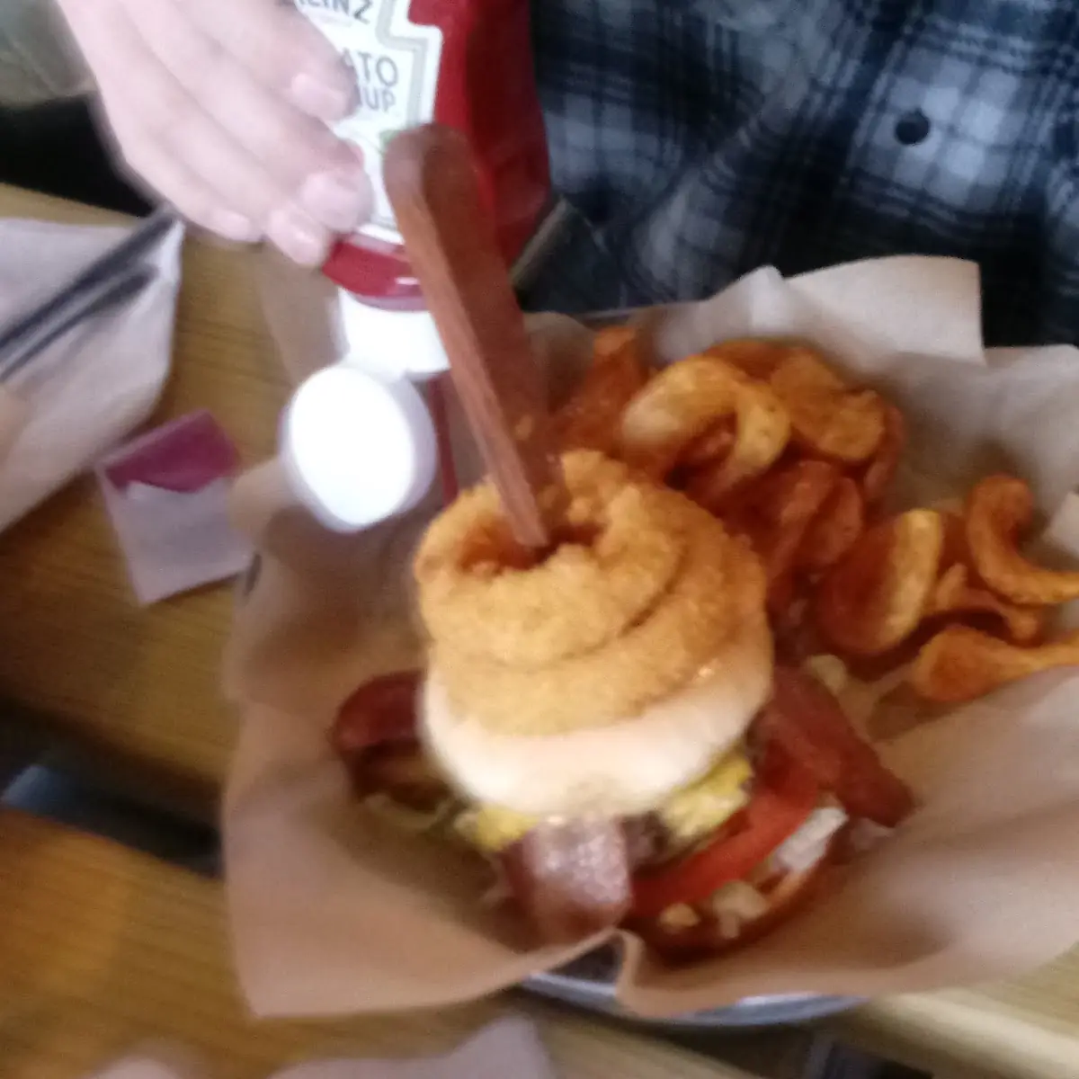 Burger and Pickle Chips