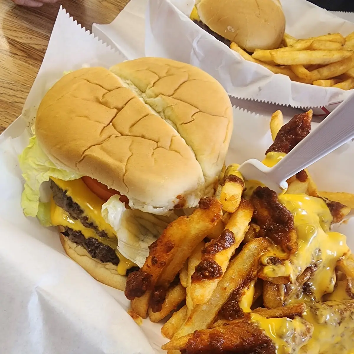 Famous Double Cheese Burger