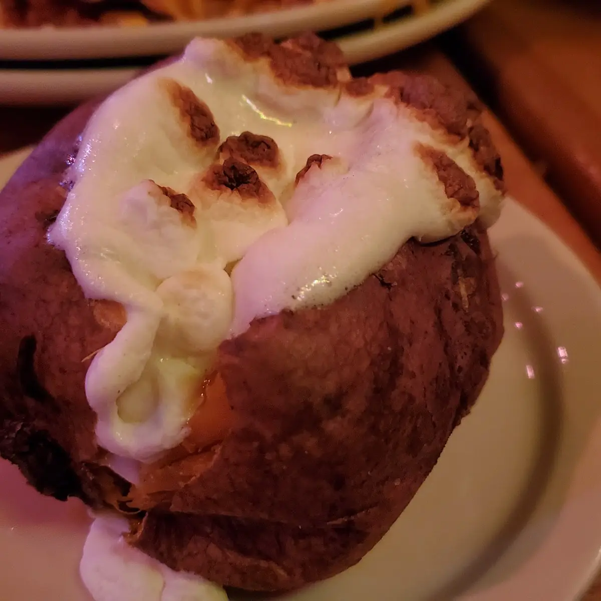 Apple Sauce Baked Potato