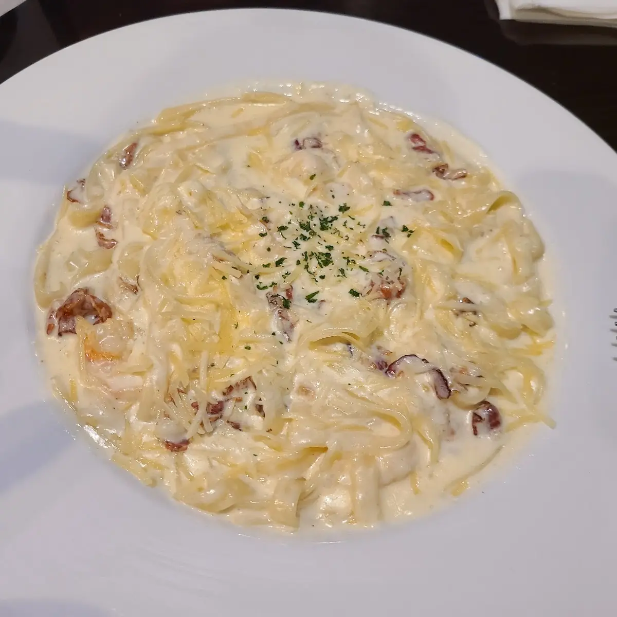 Shrimp Carbonara