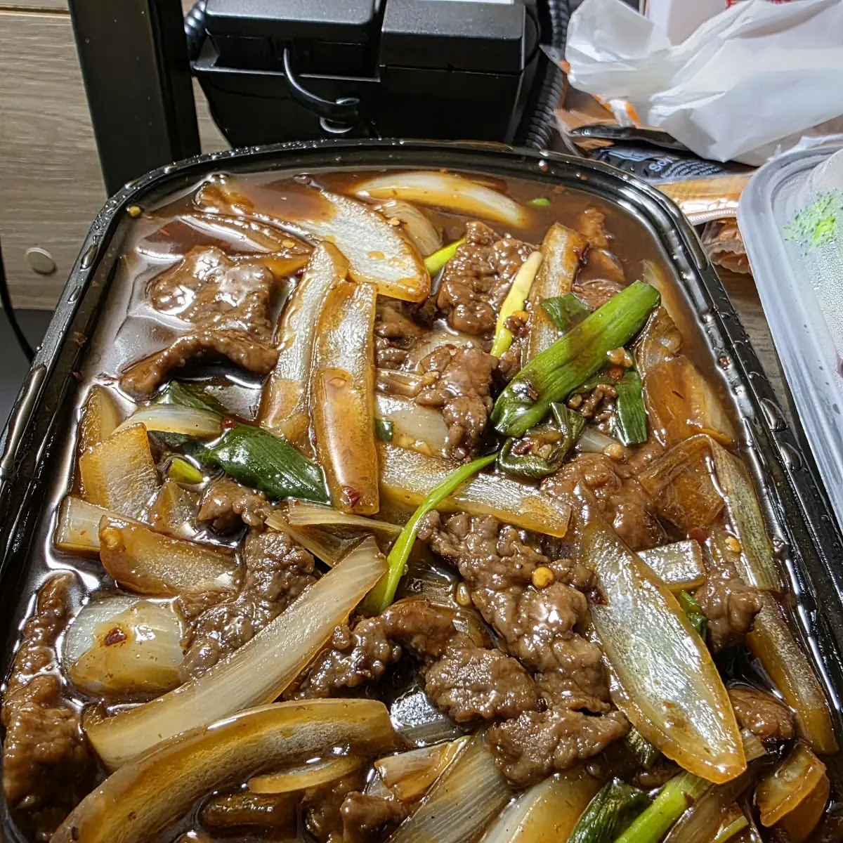 Beef with Garlic Sauce