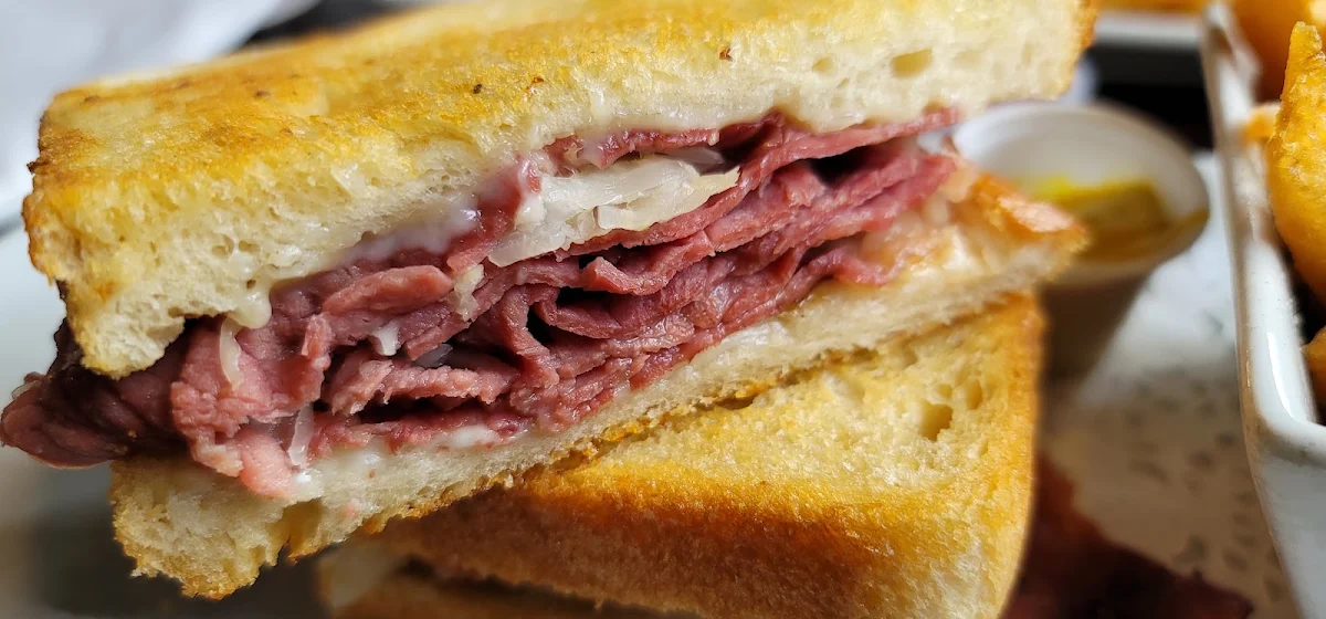 Reuben Sandwich, The Beach Lakefront Bar & Grill