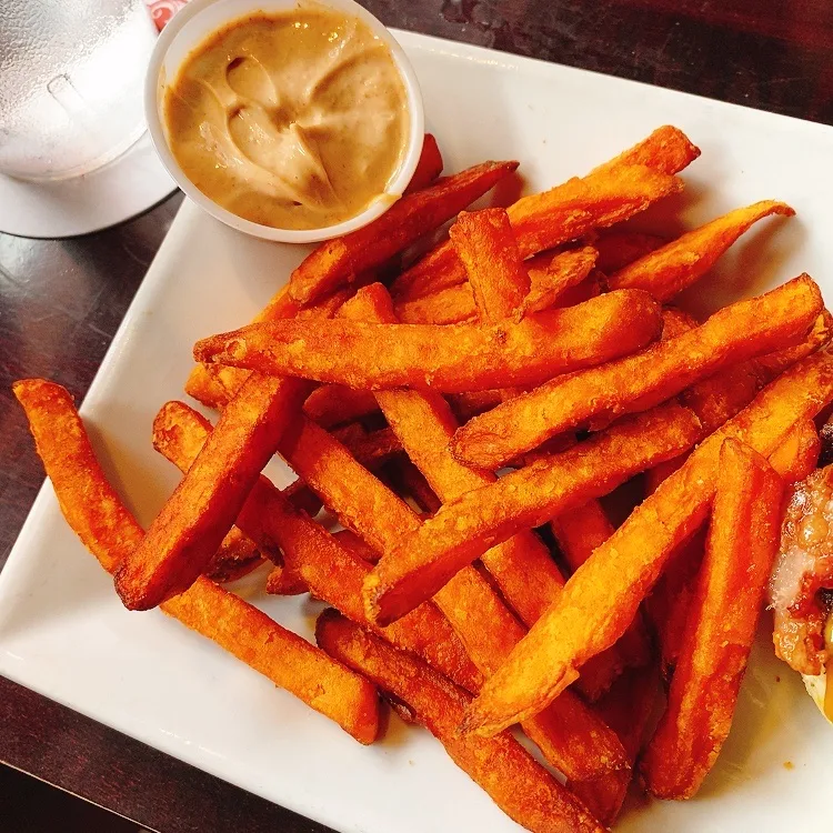 Sweet Potato Fries, The Beach Lakefront Bar & Grill