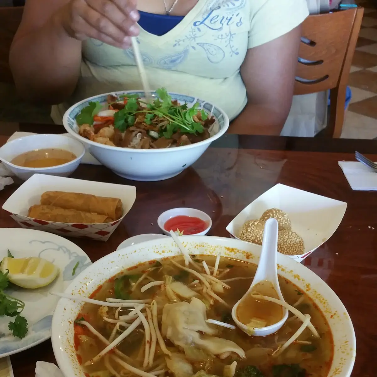 Shrimp Dumpling Soup