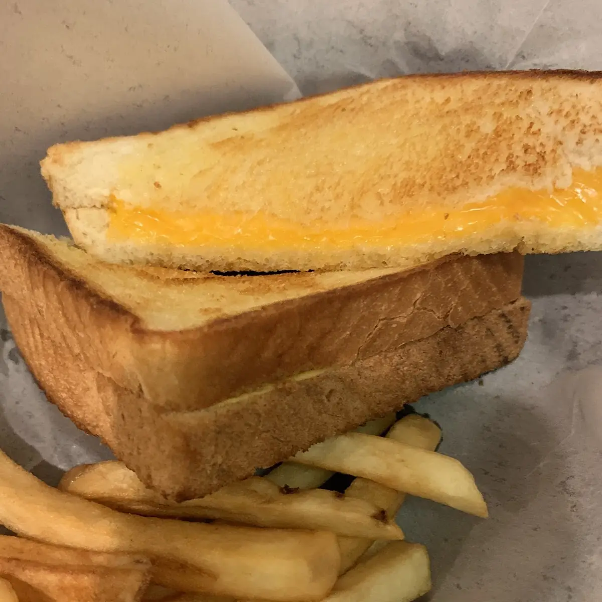 Kids Meal Grilled Cheese and Fries