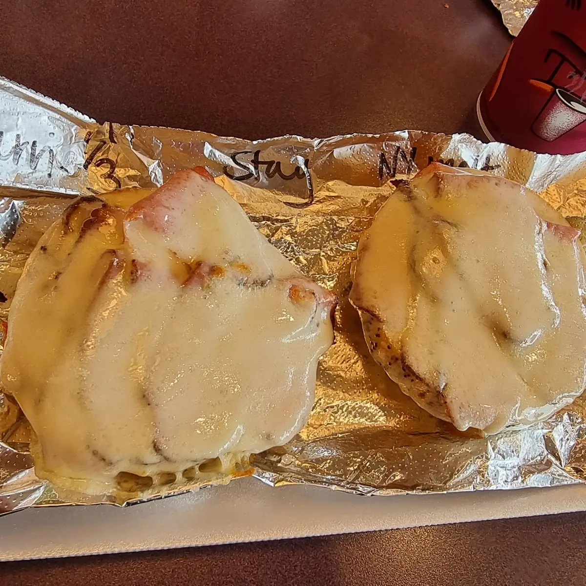 Hot Pig and Cheese Bagel