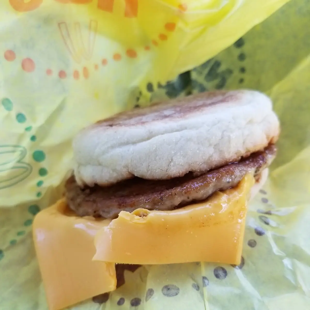 Sausage Mcmuffin with Egg