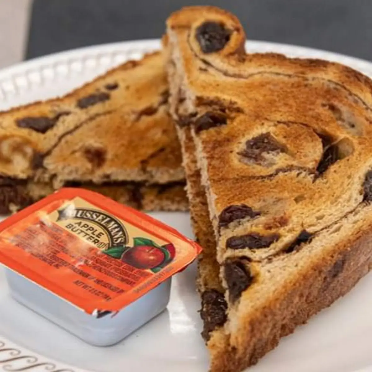 Cheese N' Eggs with Raisin Toast