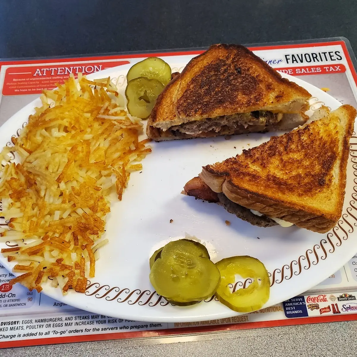 Texas Patty Melt Sandwich