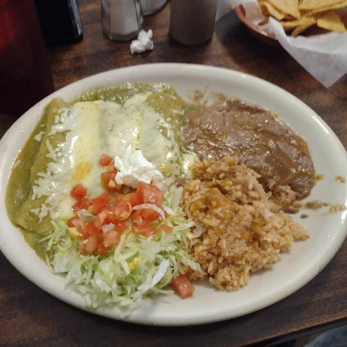 Green Chili Enchiladas Verdes