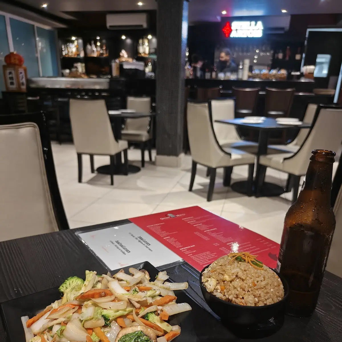 Veggie Delight & Japanese Beer