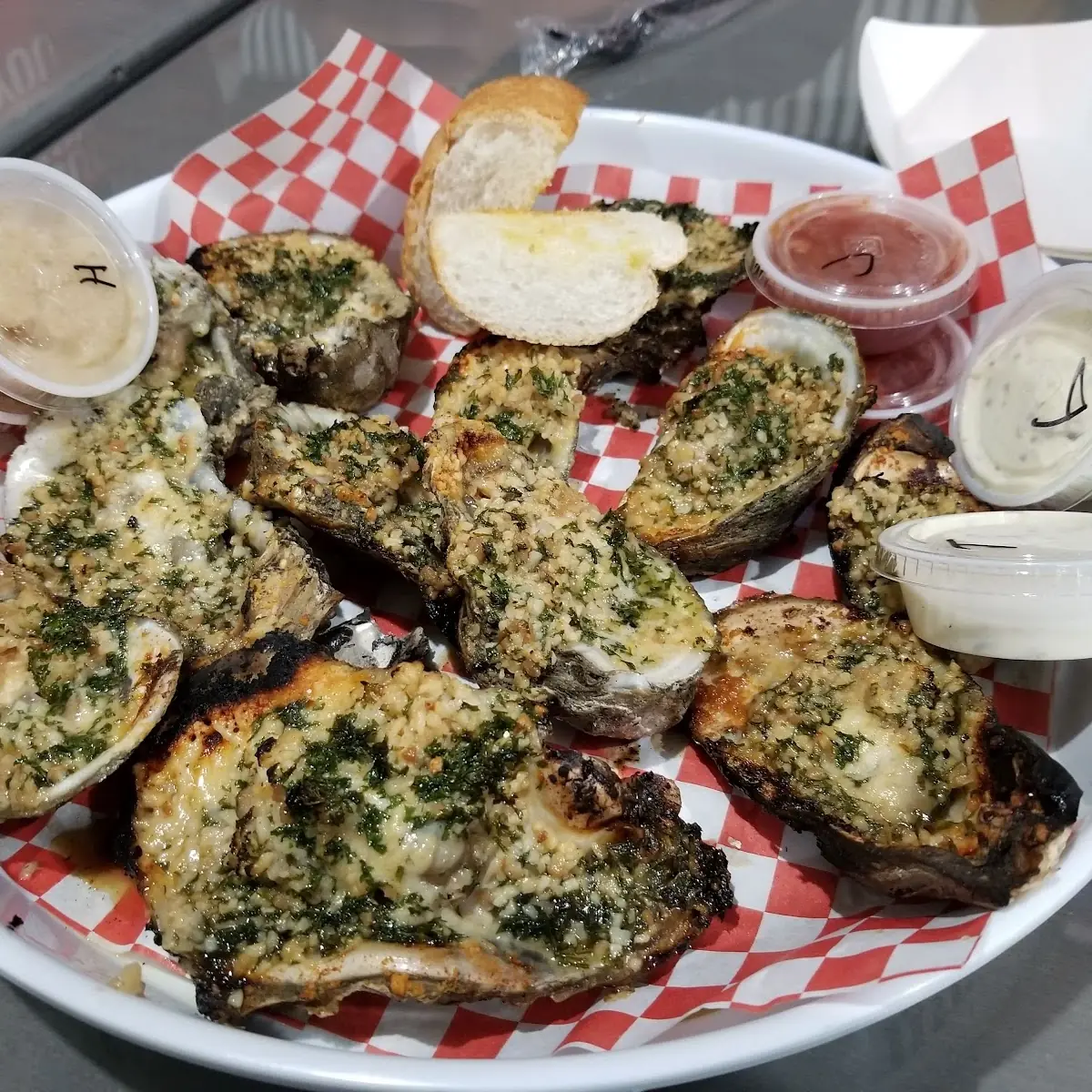 Chargrilled Oysters*
