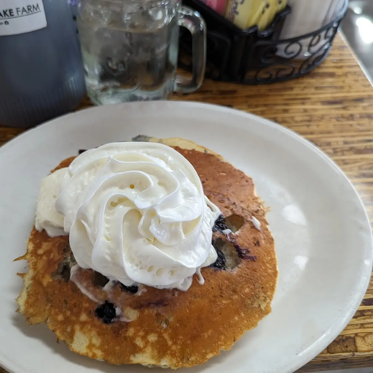 Blueberry Cheesecake Pancakes