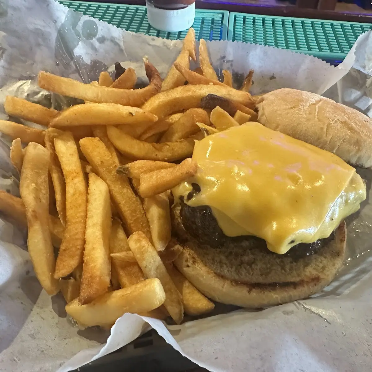 Cheeseburger and Fries