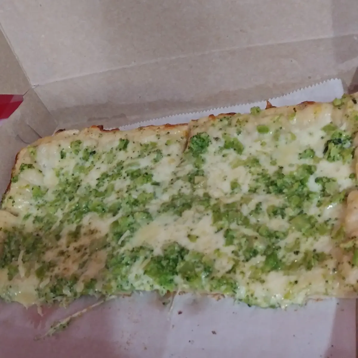 Broccoli Cheese Pizza