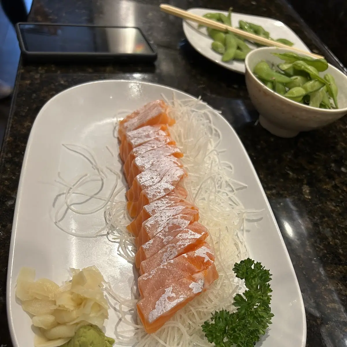 Salmon Belly Sashimi