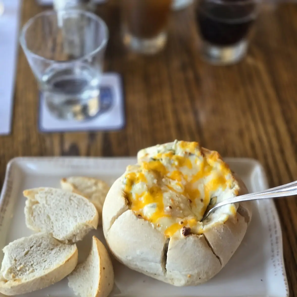 Spinach Artichoke Bread Bowl