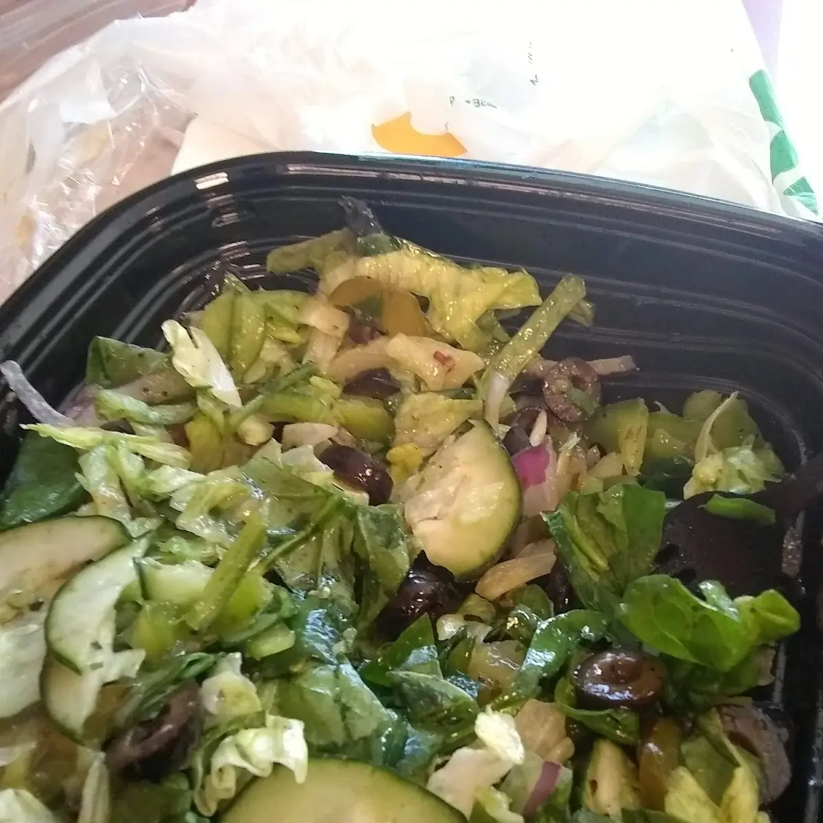 Veggie Spinach Salad