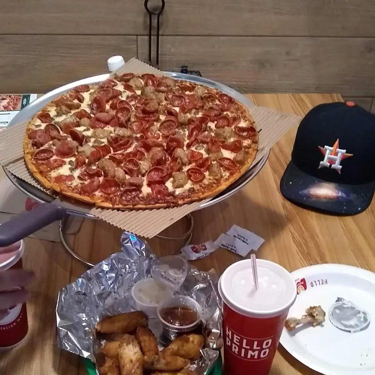 Meat Supremo Pizza Thin Crust