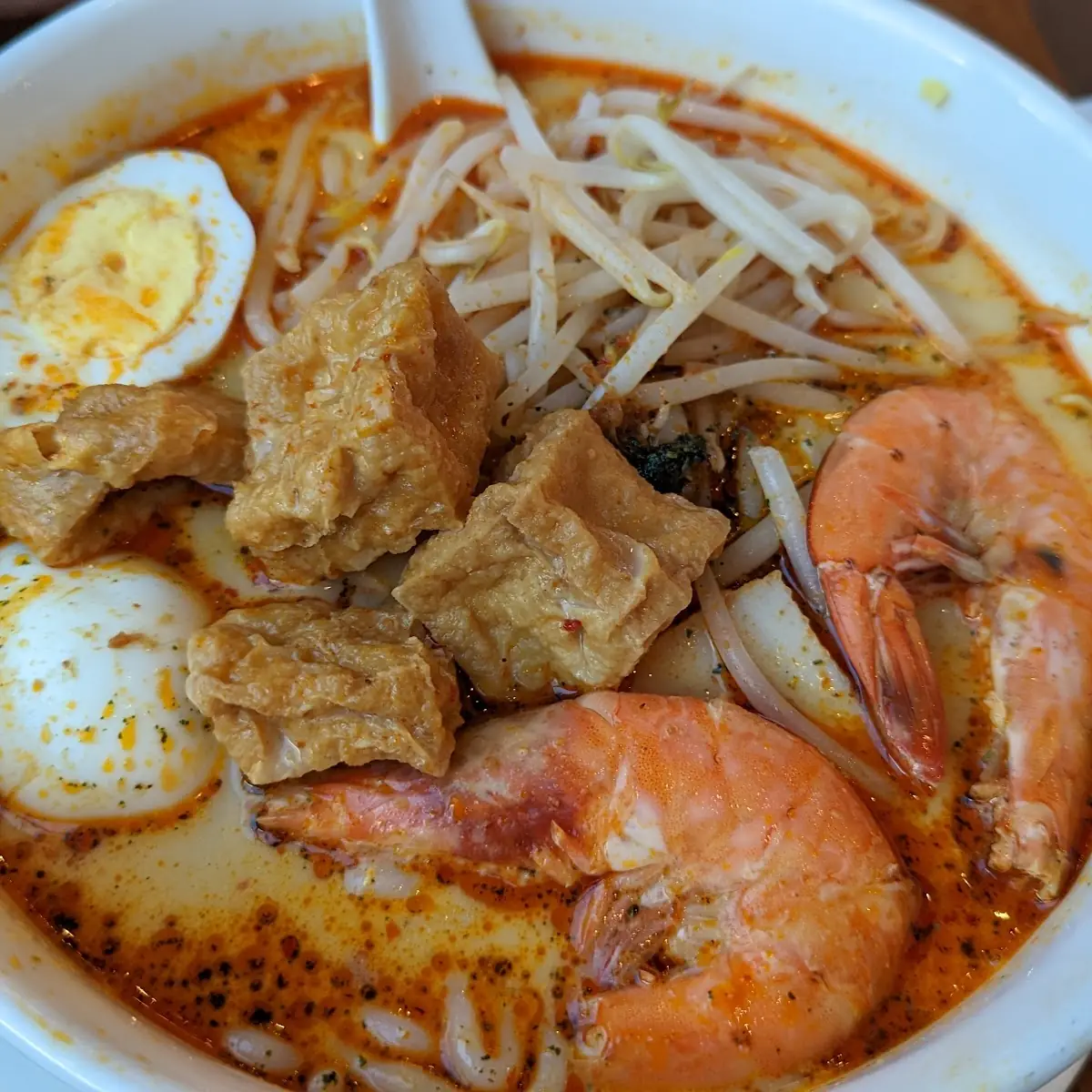 Singapore Curry Laksa Noodle Soup