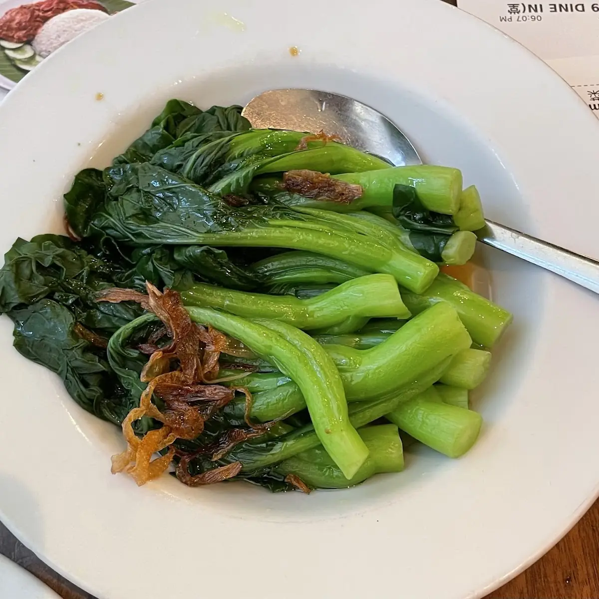 Steamed Choy Sum Vegetables