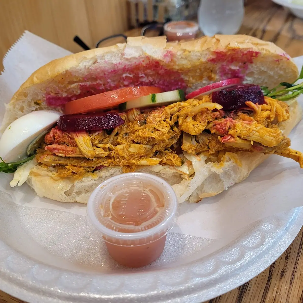 Torta Mexicana de Pollo