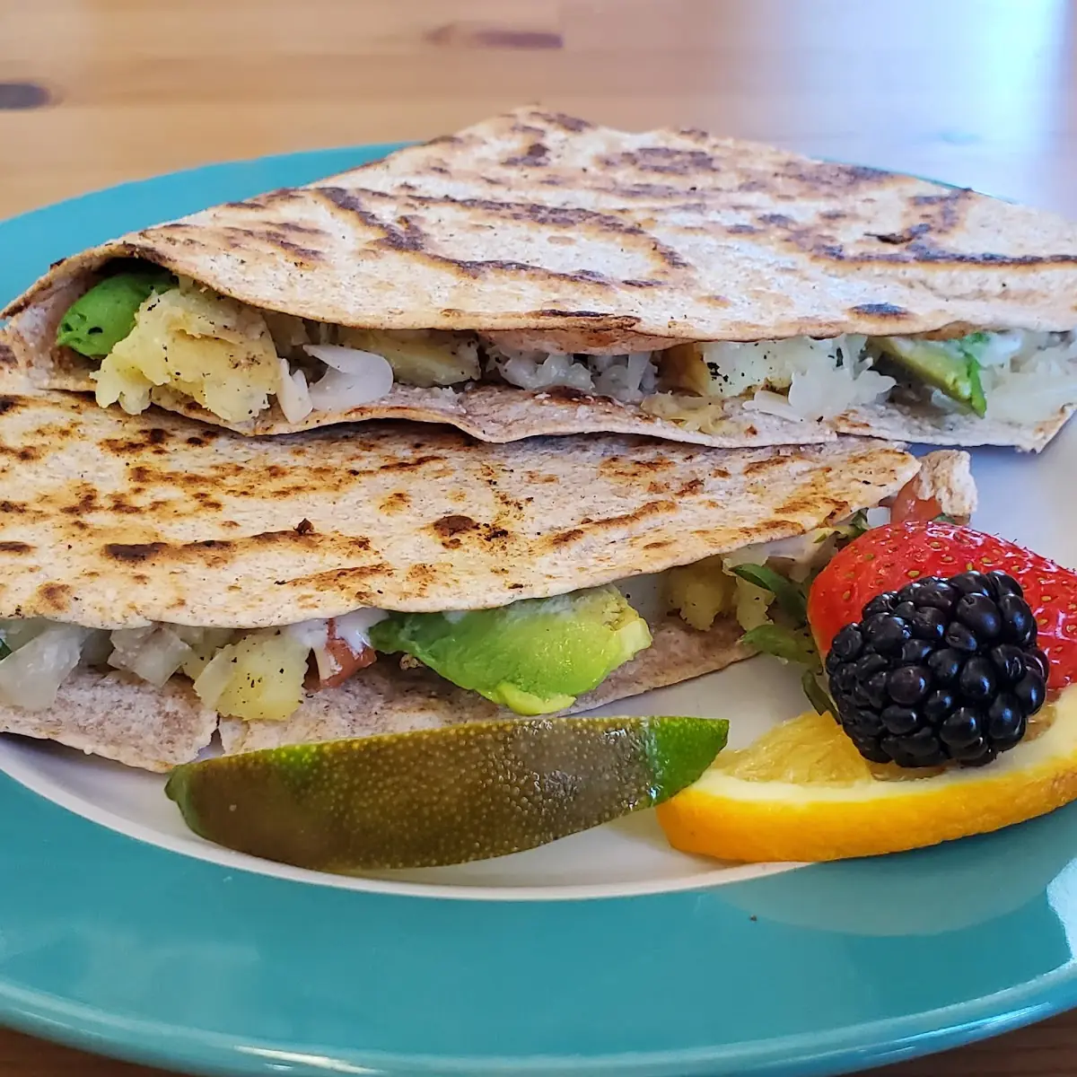 Black Bean Quesadilla V