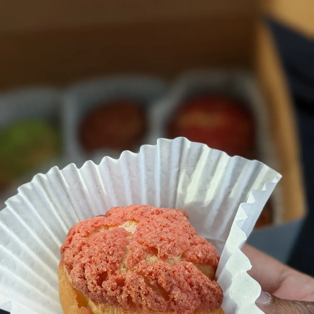 Strawberry Cheesecake Cream Puff