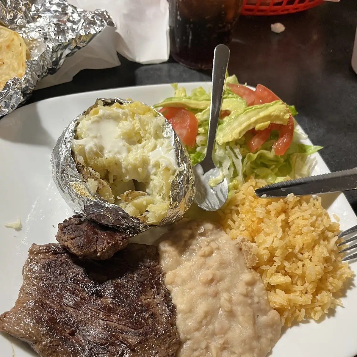 Carne Asada Plate